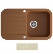 Мийка для кухні Marmorin Ignis 1k 10 77х47 см штучний камінь Magranit сафарі 435 113 001