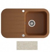 Мийка для кухні Marmorin Ignis 1k 10 77х47 см штучний камінь Magranit пісочний  435 113 007