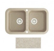 Мийка для кухні Marmorin Ignis 2k 77х47 см штучний камінь Magranit пісочний 435 203 007