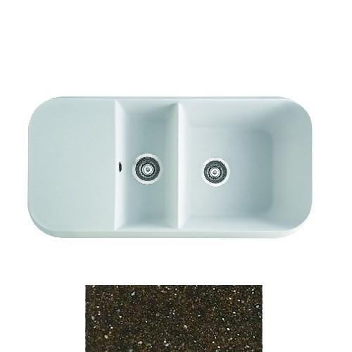Мойка для кухни Marmorin Opal 1,5k 10 100х50 см искусственный камень Magranit коричневый 440 513 004