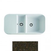 Мойка для кухни Marmorin Opal 1,5k 10 100х50 см искусственный камень Magranit коричневый 440 513 004