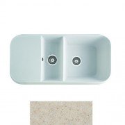 Мойка для кухни Marmorin Opal 1,5k 10 100х50 см искусственный камень Magranit песочный 440 513 007