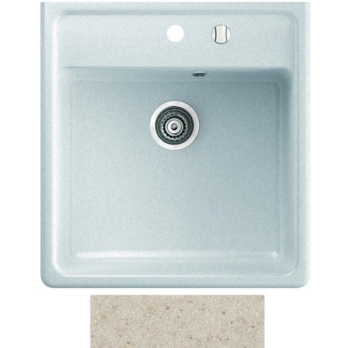 Мойка для кухни Marmorin Ewit 1k 59,5х63 см искусственный камень Magranit песочный 515 103 007