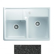 Мойка для кухни Marmorin Ewit 2k 89,5х63 см искусственный камень Magranit черный 515 203 002