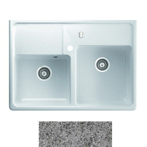 Мойка для кухни Marmorin Ewit 2k 89,5х63 см искусственный камень Magranit серый 515 203 003