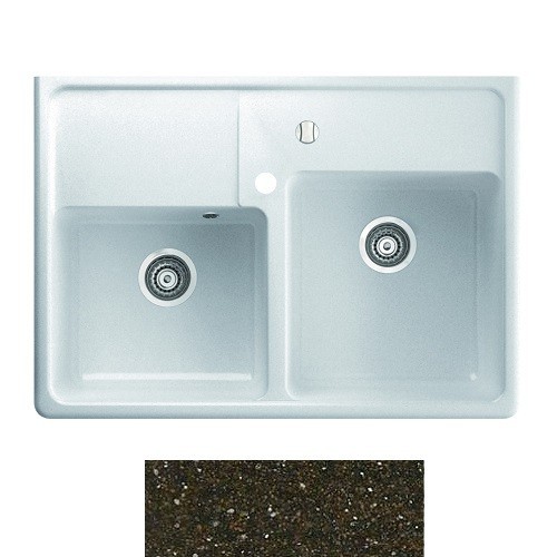 Мийка для кухні Marmorin Ewit 2k 89,5х63 см штучний камінь Magranit коричневий 515 203 004