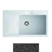 Мойка для кухни Marmorin Halit 1k 0,50 80х47 см искусственный камень Magranit черный 520 113 002