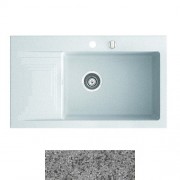 Мийка для кухні Marmorin Halit 1k 0,50 80х47 см штучний камінь Magranit сірий 520 113 003