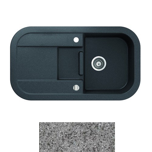 Мийка для кухні Marmorin Laver 1,5k 10 78х50 см штучний камінь Magranit сірий 510 513 003