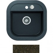 Мийка для кухні Marmorin Laver 1k 50х50 см штучний камінь Magranit коричневий 510 103 004