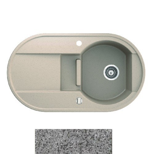 Мийка для кухні Marmorin Otago 1,5k 10 88х50 см штучний камінь Magranit сірий 505 513 003