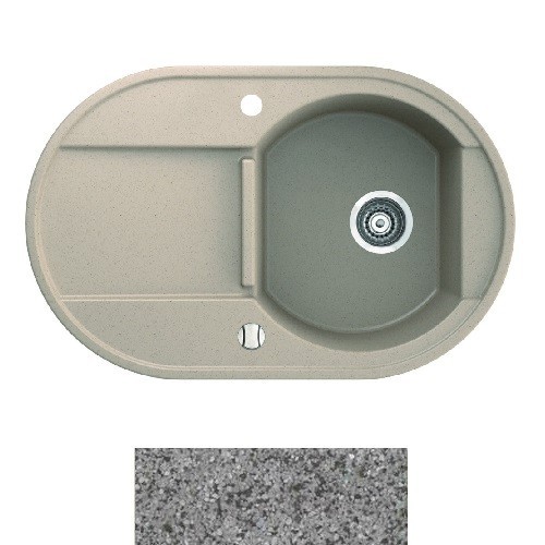 Мойка для кухни Marmorin Otago 1k 10 78х50 см искусственный камень Magranit серый 505 113 003