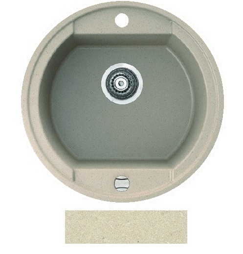 Мойка для кухни Marmorin Otago 1k Ø50 см искусственный камень Magranit сафари 505 803 001