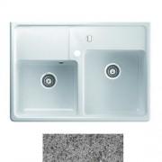 Мийка для кухні Marmorin Ewit 2k 89,5х63 см штучний камінь Magranit сірий 515 203 003