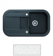 Мойка для кухни Marmorin Laver 1,5k 10 78х50 см искусственный камень Magranit белый 510 513 006