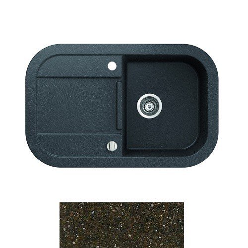 Мойка для кухни Marmorin Laver 1k 10 78х50 см искусственный камень Magranit коричневый 510 113 004