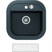 Мийка для кухні Marmorin Laver 1k 50х50 см штучний камінь Magranit білий 510 103 006