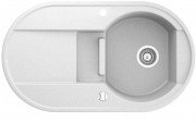 Мойка для кухни Marmorin Otago 1,5k 10 88х50 см искусственный камень Magranit белый 505 513 006