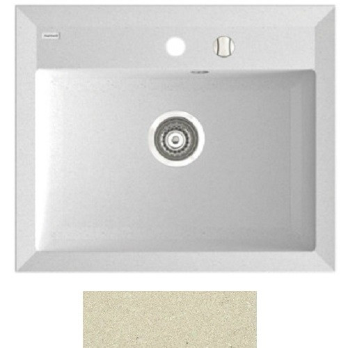 Мийка для кухні Marmorin Ivo 59,3х49,3 см штучний камінь Magranit сафарі 710 103 001