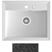 Мойка для кухни Marmorin Ivo 59,3х49,3 см искусственный камень Magranit черный 710 103 002