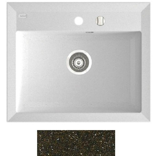 Мойка для кухни Marmorin Ivo 59,3х49,3 см искусственный камень Magranit коричневый 710 103 004