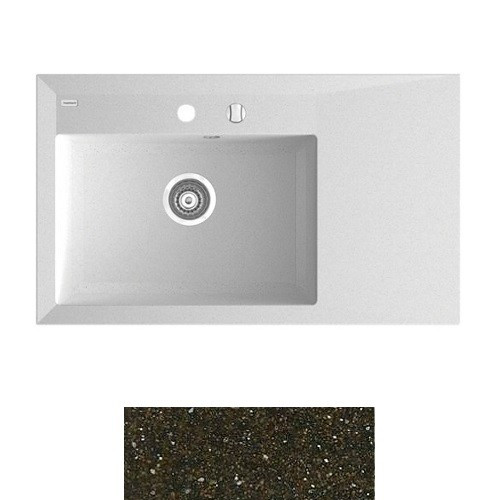 Мойка для кухни Marmorin Ivo 85х50 см искусственный камень Magranit коричневый 718 113 004