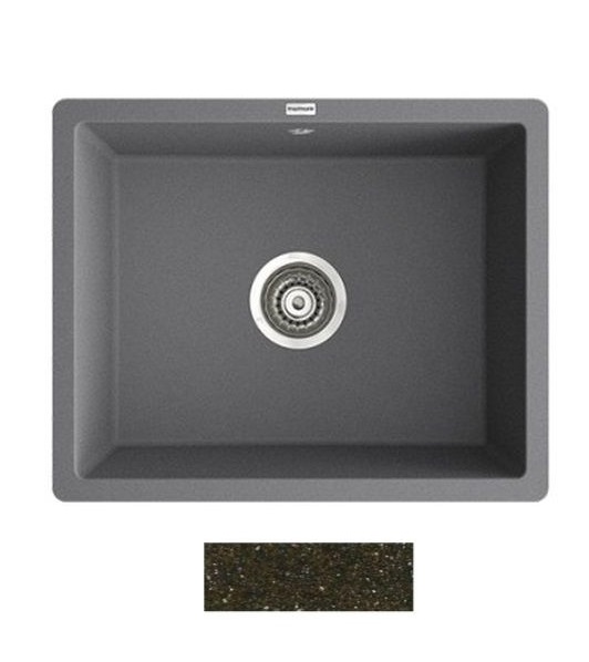 Мийка для кухні Marmorin Lando 1k 52х42 см штучний камінь Magranit коричневий 709 103 004