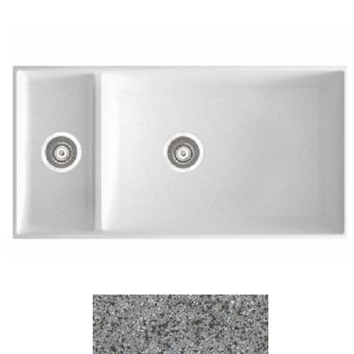 Мойка для кухни Marmorin Olwin 1,5k 87х45 см искусственный камень Magranit серый 525 503 003