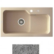 Мийка для кухні Marmorin Ako 1,5k 80х45 см штучний камінь Magranit сірий 711 113 003