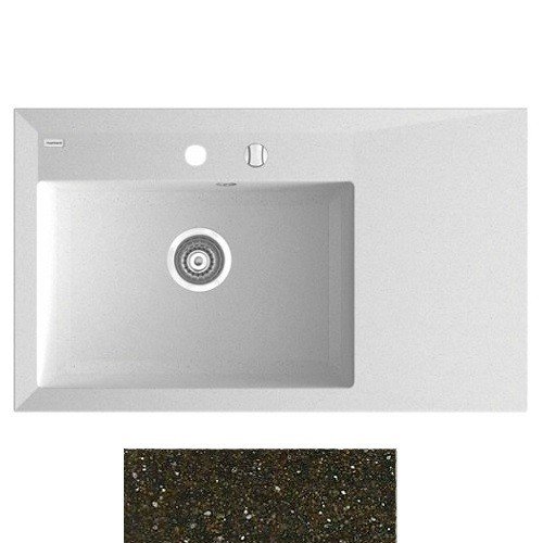 Мийка для кухні Marmorin Ivo 84,3х49,3 см штучний камінь Magranit коричневий 710 113 004