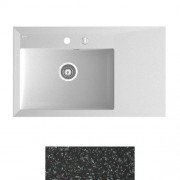 Мойка для кухни Marmorin Ivo 85х50 см искусственный камень Magranit черный 718 113 002