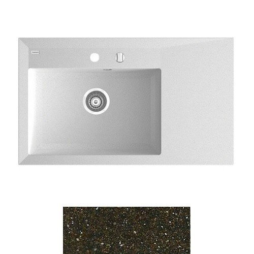 Мийка для кухні Marmorin Ivo 85х50 см штучний камінь Magranit коричневий 718 113 004