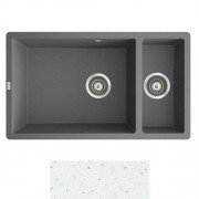 Мийка для кухні Marmorin Lando 1,5k 72х42 см штучний камінь Magranit білий 709 503 006