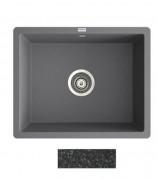 Мийка для кухні Marmorin Lando 1k 52х42 см штучний камінь Magranit чорний 709 103 002