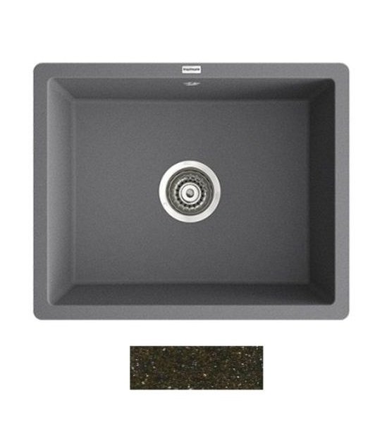 Мойка для кухни Marmorin Lando 1k 52х42 см искусственный камень Magranit коричневый 709 103 004