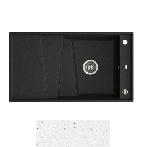 Мойка для кухни Marmorin Batea 1k 89х50 см искусственный камень Magranit белый 716 113 006