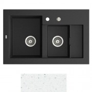 Мойка для кухни Marmorin Combo 1,5k 85х54 см искусственный камень Magranit белый 713 503 006