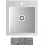 Мойка для кухни Marmorin Nero 1k 55х61 см искусственный камень Magranit серый 714 103 003