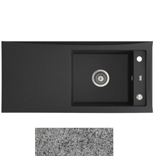 Мийка для кухні Marmorin Tessa 1k 10 95х45 см штучний камінь Magranit сірий 715 113 003