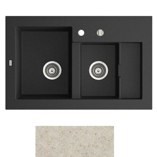 Мойка для кухни Marmorin Combo 1,5k 85х54 см искусственный камень Magranit песочный 713 503 007