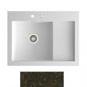 Мойка для кухни Marmorin Nero 1k 0,50 80х61 см искусственный камень Magranit коричневый 714 113 004