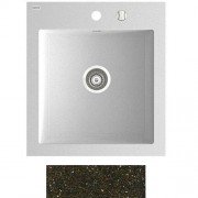 Мойка для кухни Marmorin Nero 1k 55х61 см искусственный камень Magranit коричневый 714 103 004