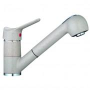 Смеситель для кухни Marmorin однорычажный с выдвижной лейкой песочный 7214