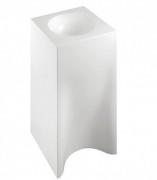 Раковина для ванной Marmorin Rea 40х40 см напольная литой камень белый 211 040 020 xx x