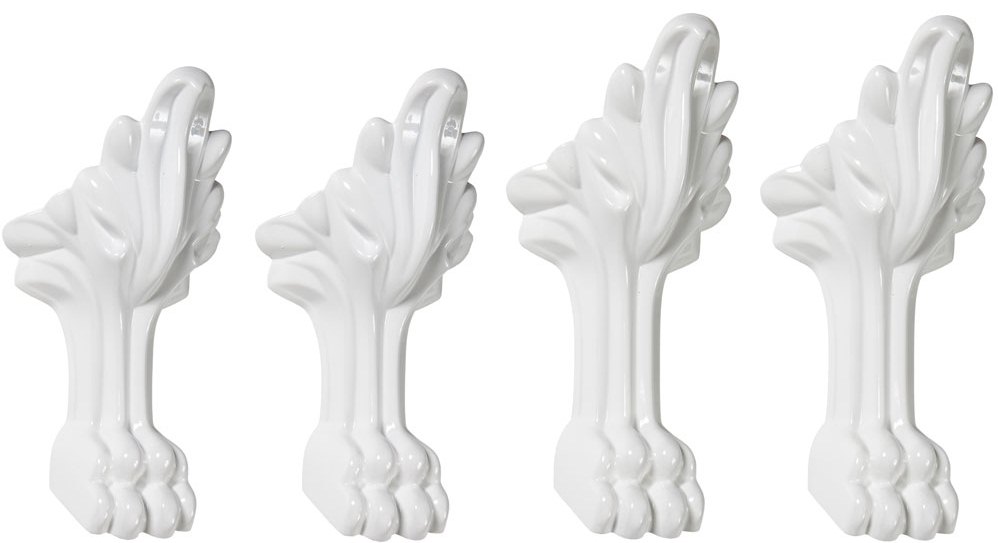 Ножки для ванны Marmorin Fama декоративные литой камень белый 566 016 01