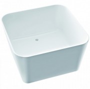 Ванна из искусственного камня Marmorin Balia 121,5х121,5 см отдельностоящая белый 590 120 020 xx x