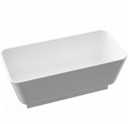  	Ванна из искусственного камня Marmorin Balta 155х74 см отдельностоящая белый низ 721 160 020 xx x