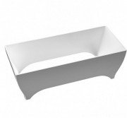 Панель для ванны Marmorin Teodor литой камень белый 723 160 020 xx x