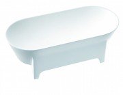 Ванна из искусственного камня Marmorin Liva 171х75,5 см отдельностоящая белый 555 170 020 xx x