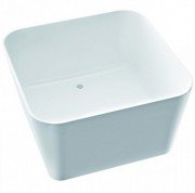 Ванна из искусственного камня Marmorin Balia 121,5х121,5 см отдельностоящая белый 590 120 020 xx x